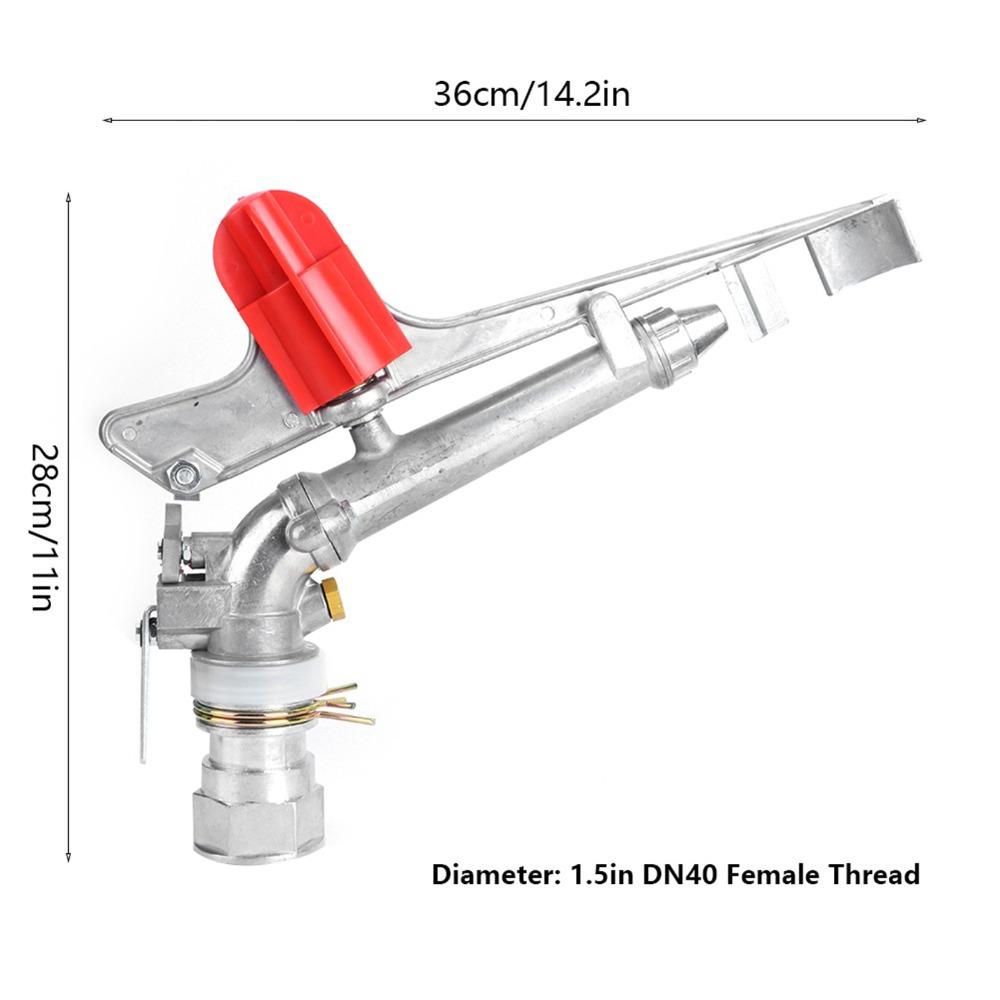 Heavy Duty Irrigation Sprinkler 1.5in DN40 Female Thread Rocking Arm Sprinkler  Agriculture Farm