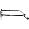Borregls Print Titanium Sunglasses Women 2026 New High Quality Retro Oval UV400 Polarized Sun Glasses Hollow Out Shades 185926T