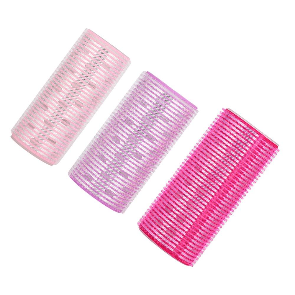 Portable Self Adhesive Hair Rollers 3 Different Sizes Hairdressing Tool DIY Curly Hairstyle