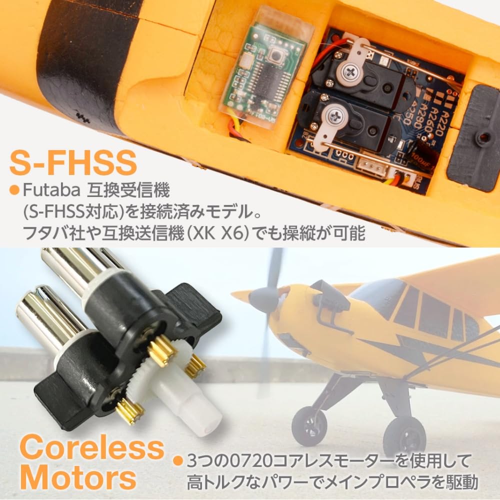 Hitec Multiplex Japan Kootai A505 J3 Cub Remote Control Helicopter 3D Mode S-FHSS 2.4GHz 3CH Under 100g No Registration Gift Toy Christmas New Year