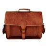 Men'sLarge Goat Leather Bag Messenger Real Satchel Genuine Laptop Briefcase