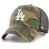 Casquette Trucker 47 Brand - BRANSON Los Angeles Dodgers Wood Camo