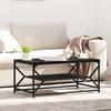 Coffee Table Black Oak Effect 90 x 50 x 40 cm