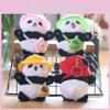 Adorable Plush Panda Keychain Cute Stuffed Animal Pendant For Bags And Keyrings