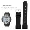 Для серии Casio PROTREK PRW-60/61/70Y/50/30 наручные ремешки для активного отдыха и альпинизма из силикона и нейлона мужские модифицированные аксессуары