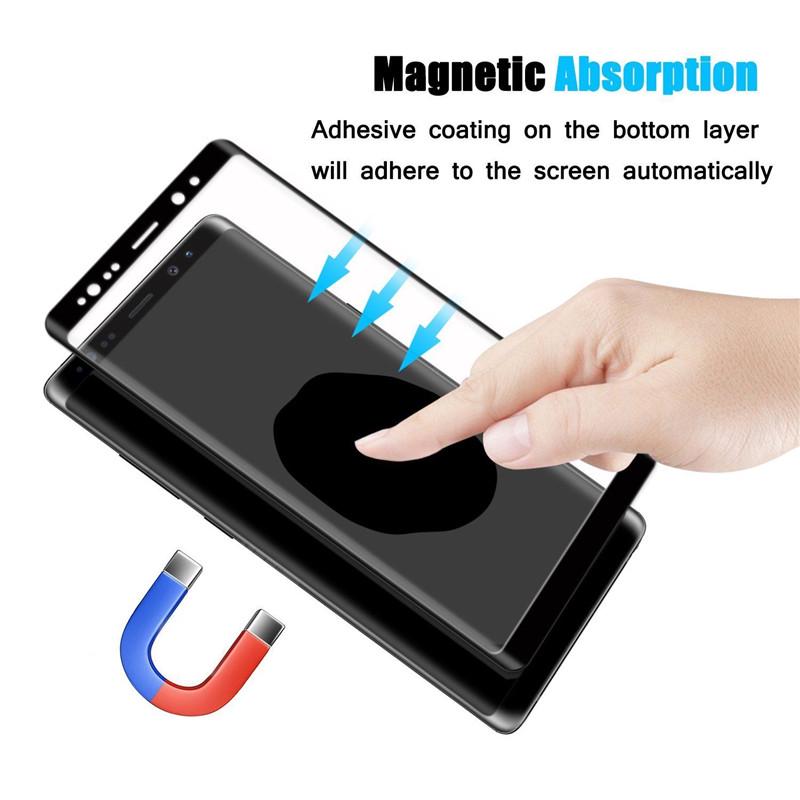 3D Full Cover Curved Tempered Glass Screen Protector Guard Film for Samsung Galaxy Note 8