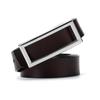 Elegant Genuine Leather Belts Rectangle Buckle Waist Belt Casual Skinny Thin Belt  All-Match