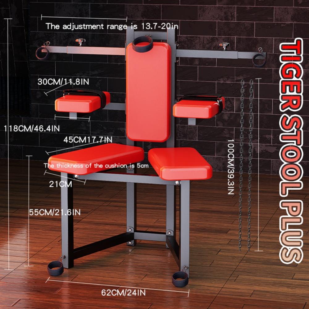 Steel Sex Chair Stronger Straps Hands Legs Restraints Bondage Bench Bdsm Furniture with Dildo Machine Erotic Games Adult Toys