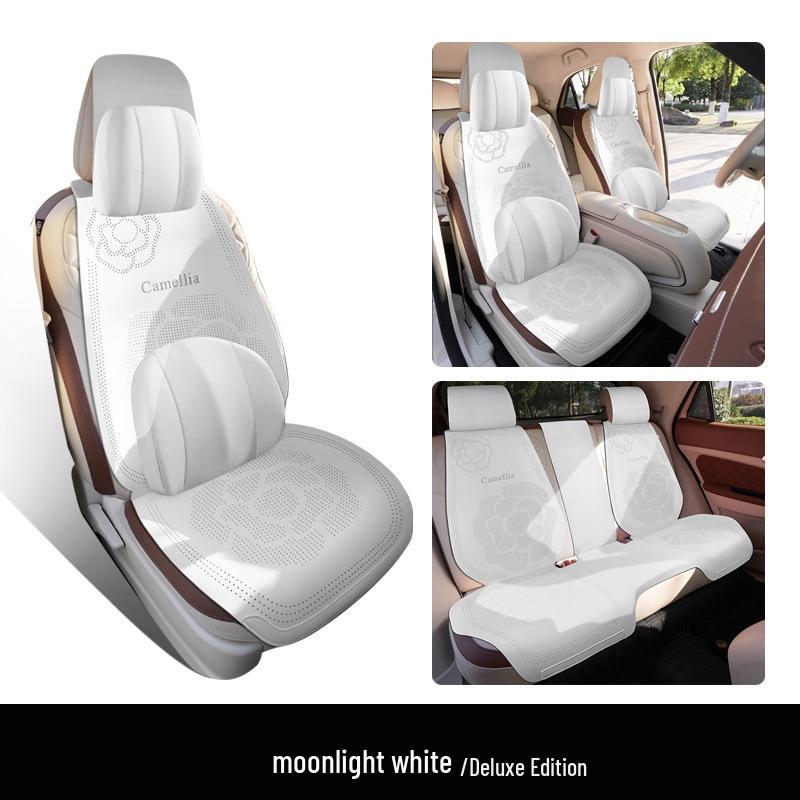 Дышащие замшевые чехлы на сиденья для Geely Galaxy L7 Dragon MAX & Starship Asian Games Edition