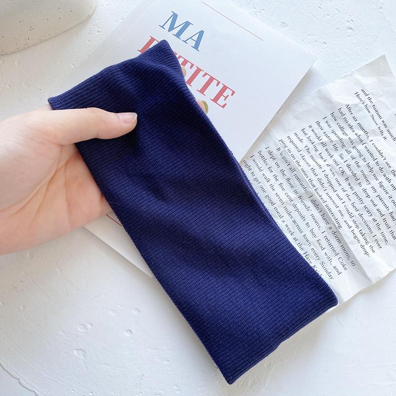 Женская широкая повязка на голову, эластичная повязка для волос, спортивный тюрбан для йоги, головной убор