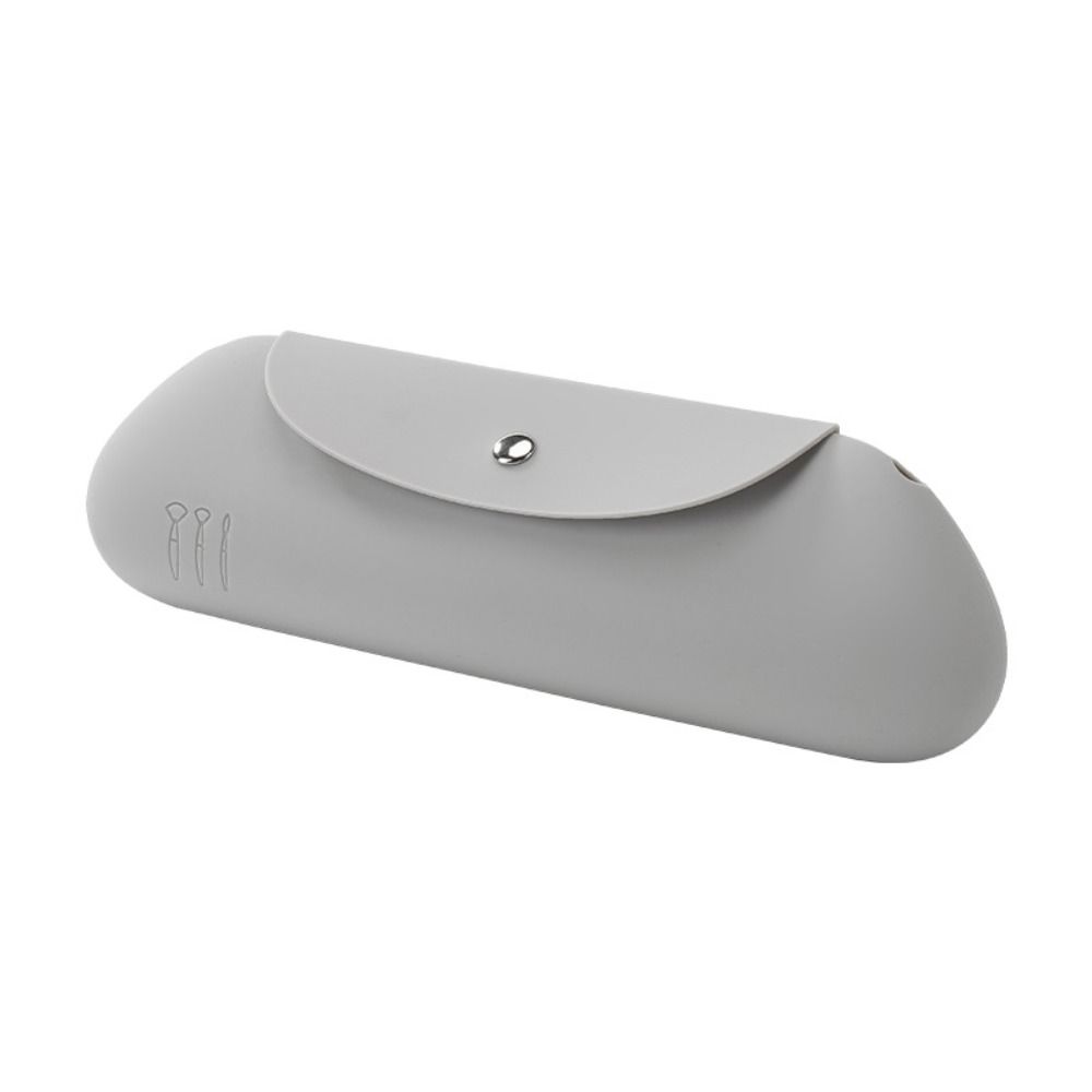 Waterproof Cosmetic Brush Protective Case Soft Silicone Makeup Brush Bag Travel