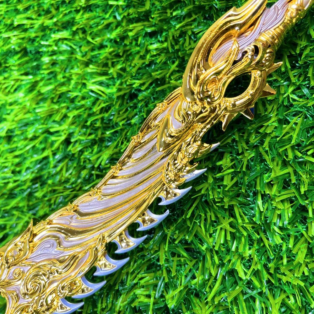11-дюймовая Металлическая Катана Naraka Bladepoint Ainme Реального Размера Японская Катана Дамасский Меч Оригинальный Самурайский Сабля Стальной Меч Игрушка Подарок