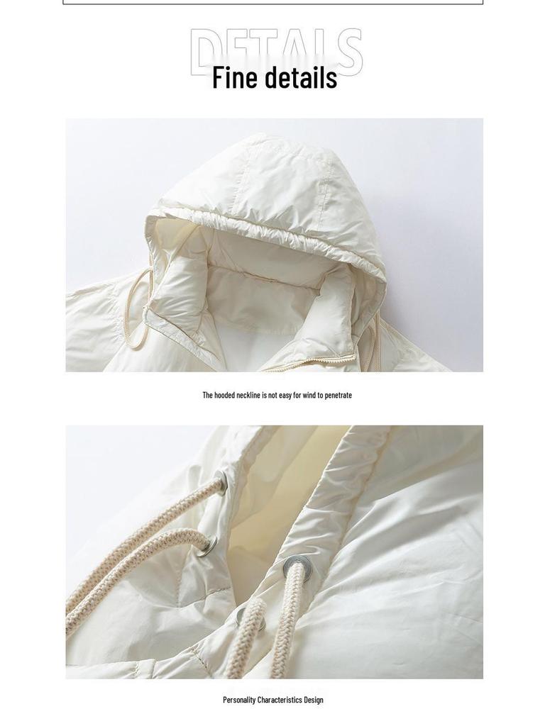 Мужская легкая черная пуховая куртка на зиму 2025 года - Национальный стандарт 90, Защита от холода, Верхняя одежда для пар.