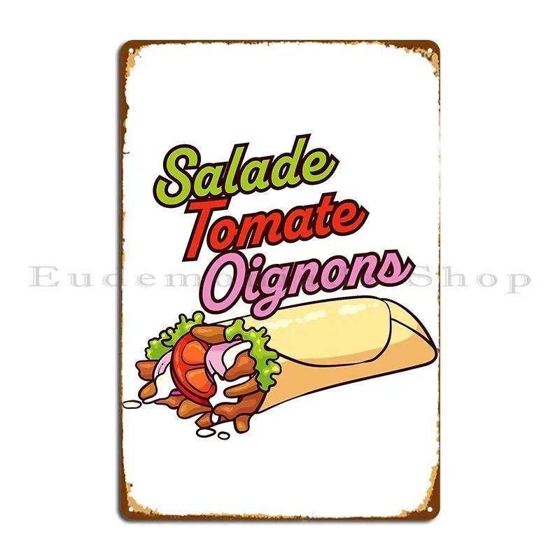 Kebab Metal Signs Club Party Personalized Wall Mural Garage Tin Sign Poster