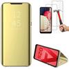 Защитный чехол - PROSHOP - Samsung Galaxy A02S - Зеркальный эффект - Золотой - Полная защита