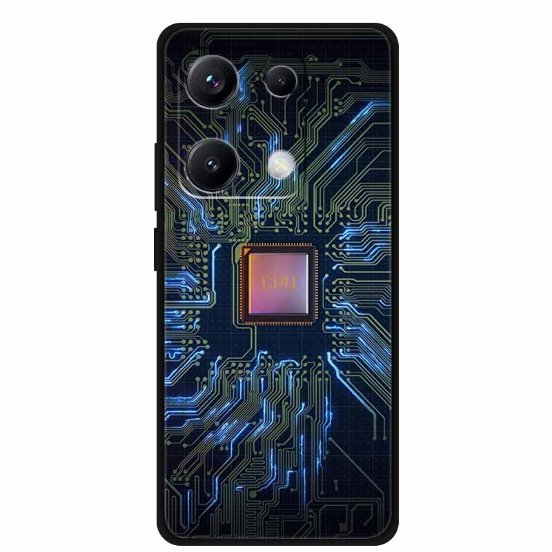 Чехол для Redmi Note 14S Роскошный Мягкий Силиконовый Задний Чехол из ТПУ Чехлы для Телефона для Xiaomi Redmi Note14S Защитный Милый Бампер Чехол