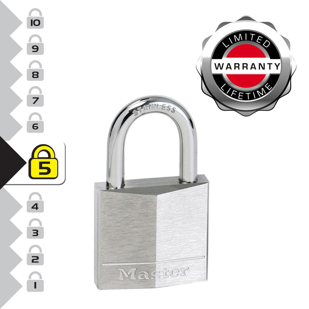 Master Lock Marine Padlocks with Key, 65x40x13 mm