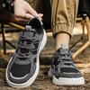 Осенняя кожаная спортивная и повседневная трендовая обувь, популярная и универсальная мужская обувь, нескользящая подошва, уличные мужские ботинки в спортивном стиле
