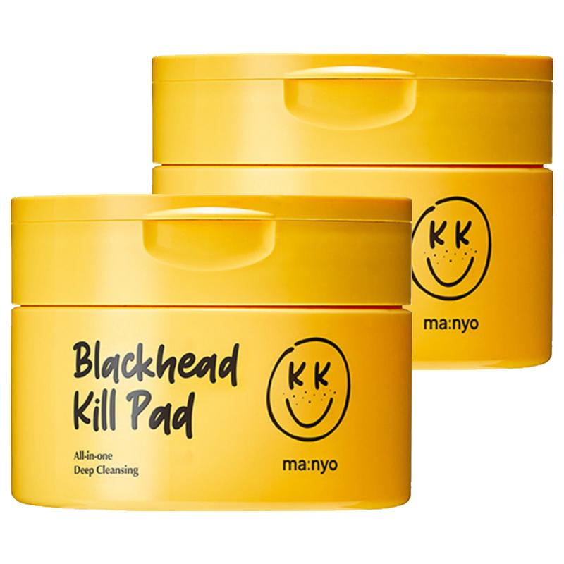 Manyo Factory Blackhead Pure Cleansing Oil Kill Pads, 50 Pads Pack, 50 pads, 2 pcs