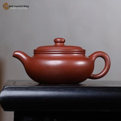 Антикварный плоскобрюхий чайник из цзыша