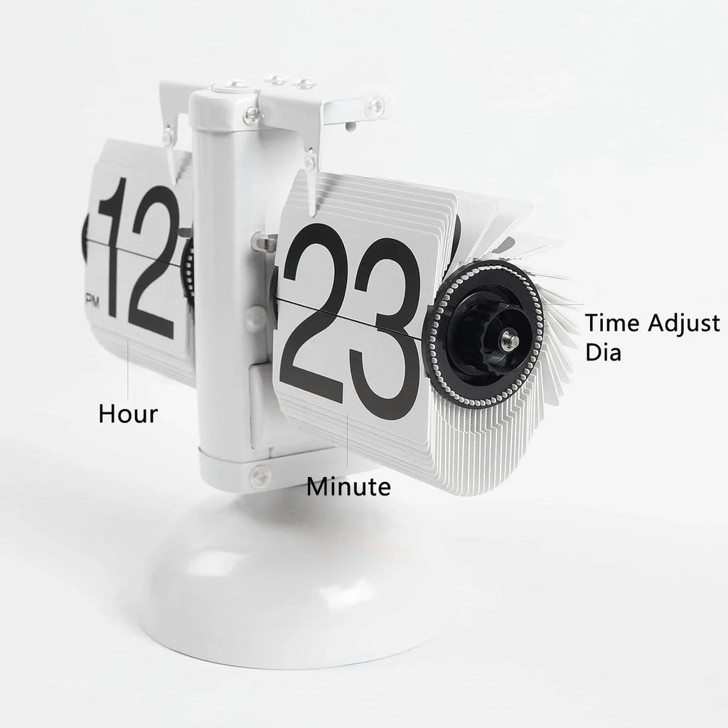 Креативные настольные часы, настольные часы, европейские креативные перекидные настольные часы, ретро-перекидные настольные часы, механические автоматические перекидные часы