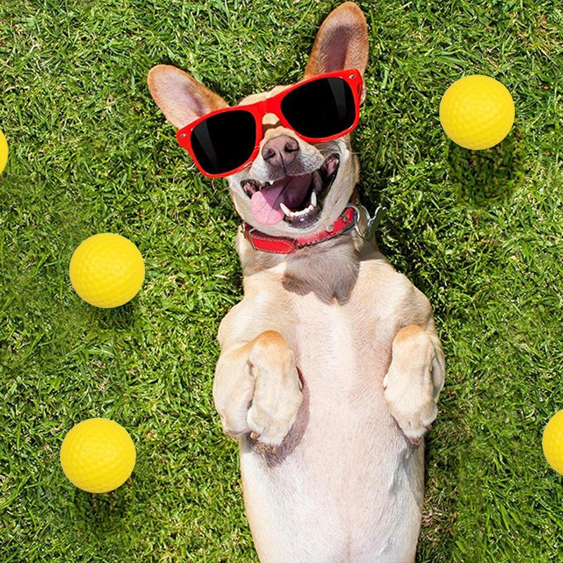 2~10 шт. Прочный пищащий мячик-игрушка для жевания собак, для игры на улице, дрессировки, реабилитации собак, товары для домашних животных, маленьких собак, теннисная игра TMZ