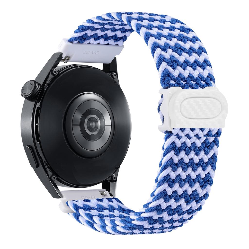 Ремешок для Samsung Galaxy Watch 7 6 4 classic/5 pro/active 2/s3/46 плетеный браслет solo loop для Huawei watch GT2 3 4 20 мм/22 мм