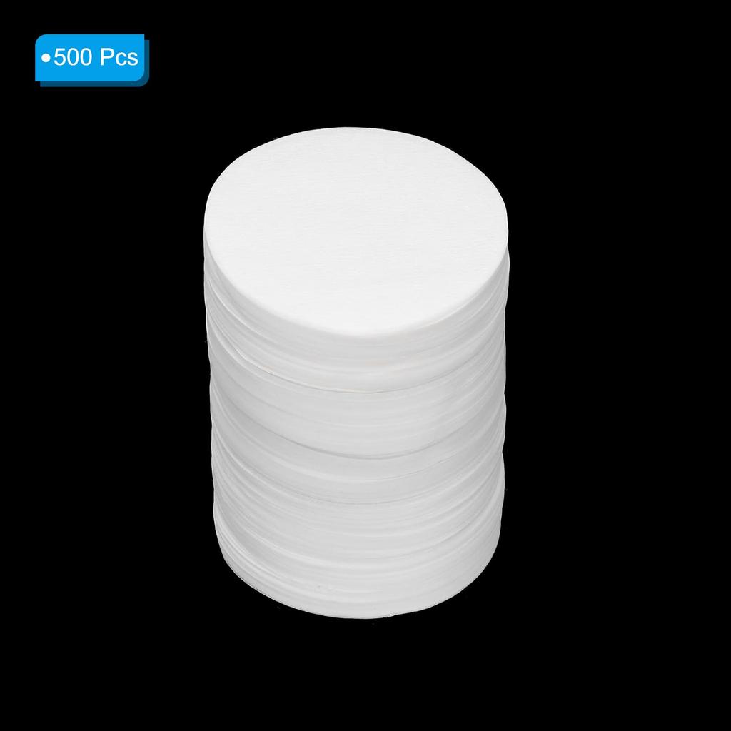 PATIKIL Disposable Round White Paper Filters for Mocha Pot, 2-Inch OD, for Espresso Makers, Cafes, and Offices, Pack of 500