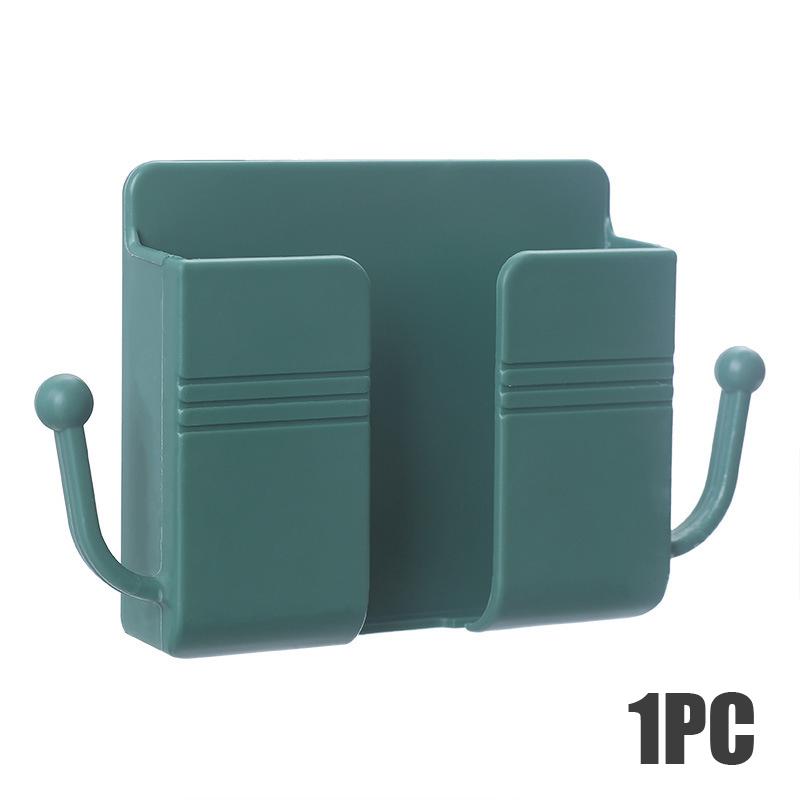 4/2/1 шт. Многофункциональный настенный держатель для телефона с крючками для хранения, домашний органайзер, клейкие кронштейны для пульта дистанционного управления, стойки