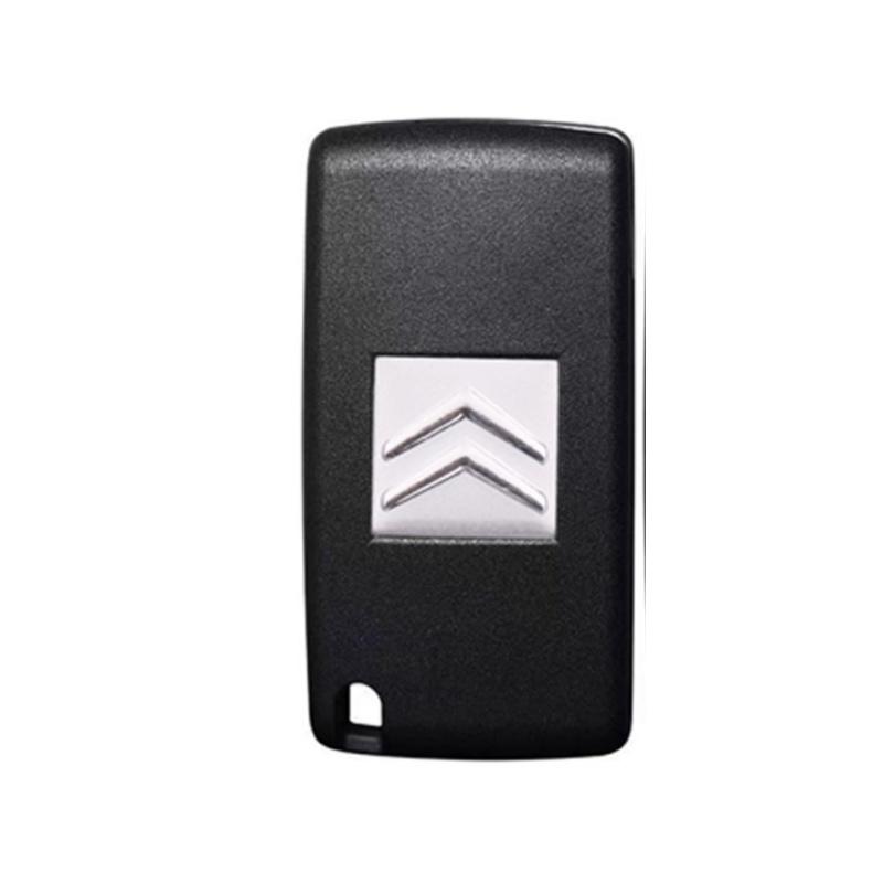 2pc 5pc 10pc 14mm 16mm For Citroen car key fob case Badge button Badge logo straight folding remote Keychain Replacement Sticker