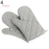 Tenfyer Cotton Oven Mitt Heat Proof Resistant Protector Kitchen Cooking Pot Holder Glove