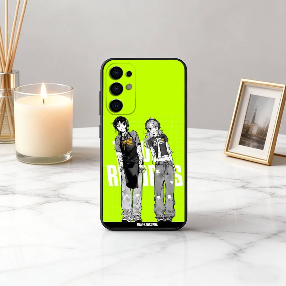 Чехол для телефона G-guy A-Aya K-koga M-mitsuki Черный Силиконовый Мягкий Для Samsung S25,S24,S21,S22,S23,S30,Ultra,S20,Plus,Fe,Lite