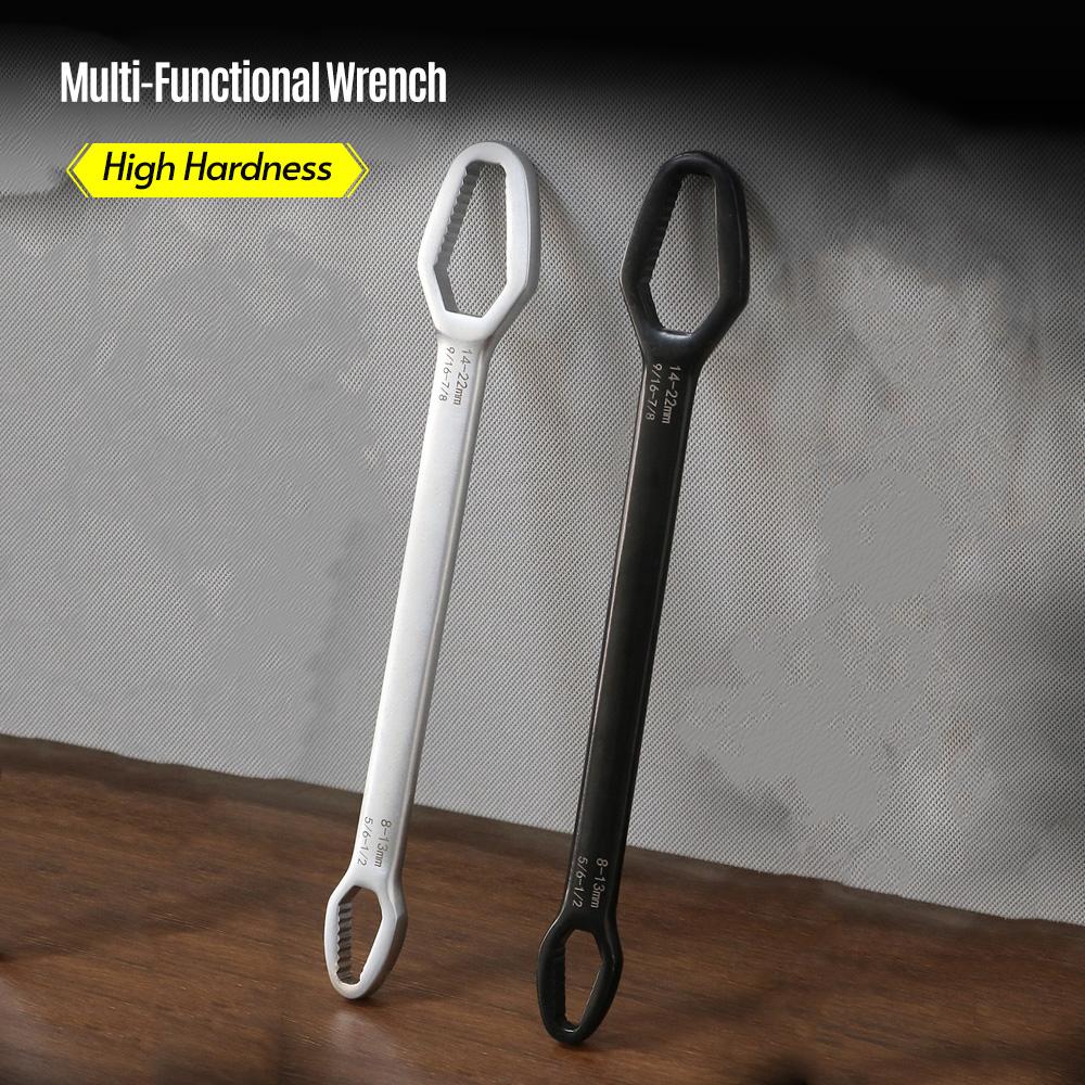 Универсальный двусторонний ключ, многофункциональный самозатягивающийся регулируемый гаечный ключ Torx для велосипеда