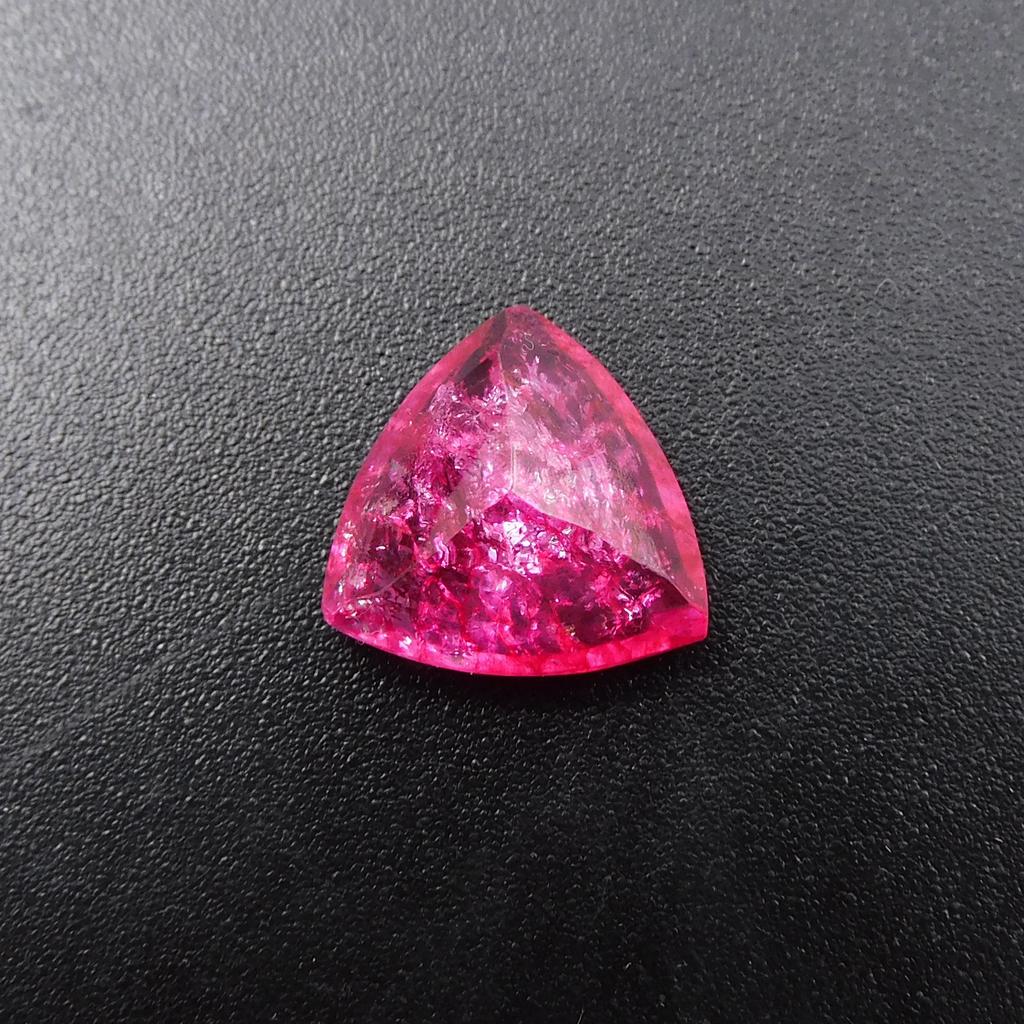 Natural Ceylon Sapphire Loose Gemstone 4.50 Ct Pink Trillion Shape