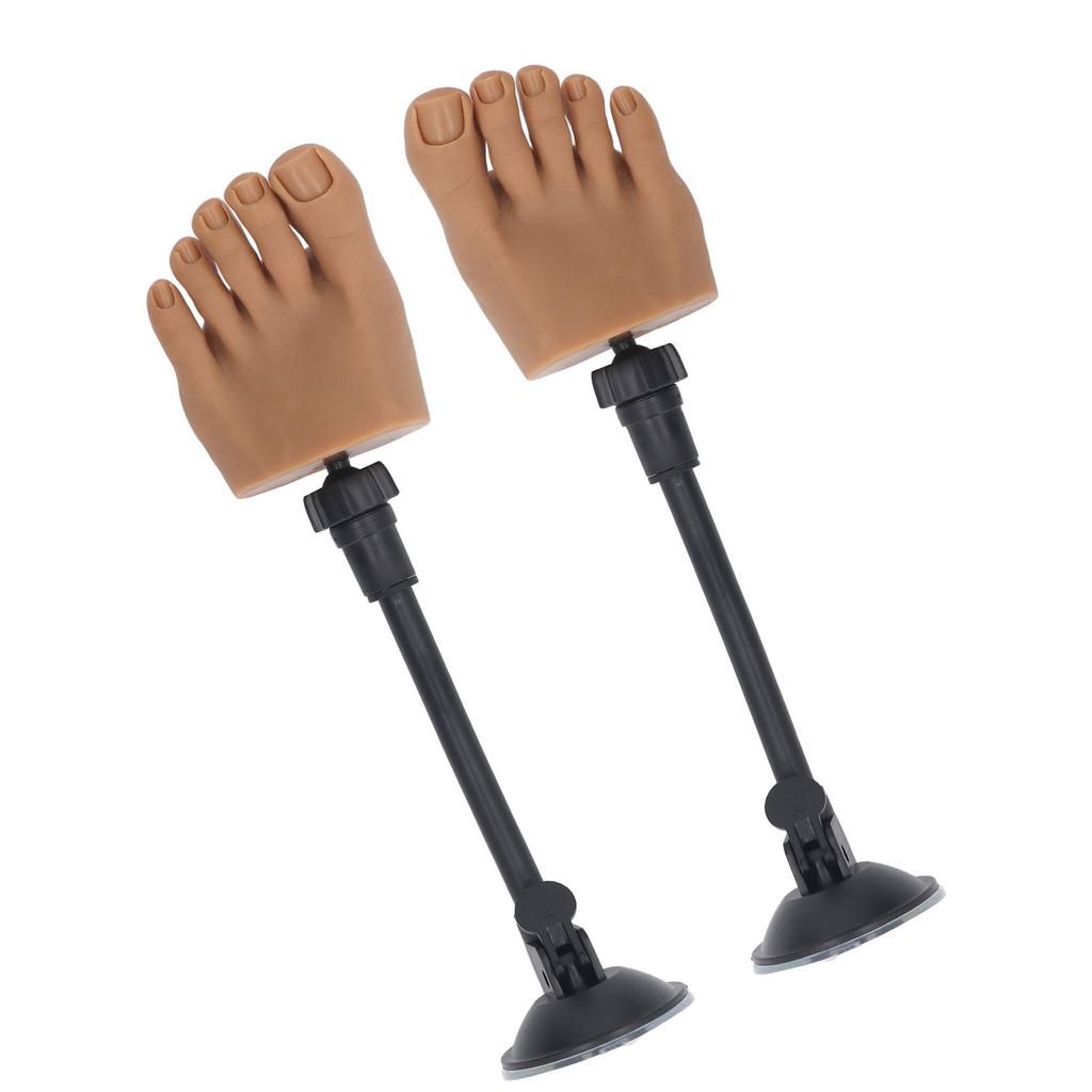 Силиконовая модель стопы для практики нейл-арта, модель стопы для обучения наращиванию ногтей, силиконовая модель половины стопы со ста