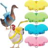 4pcs pet duck outdoor walking belt, hen skin belt, adjustable outdoor training leash, chicken, goose, hen