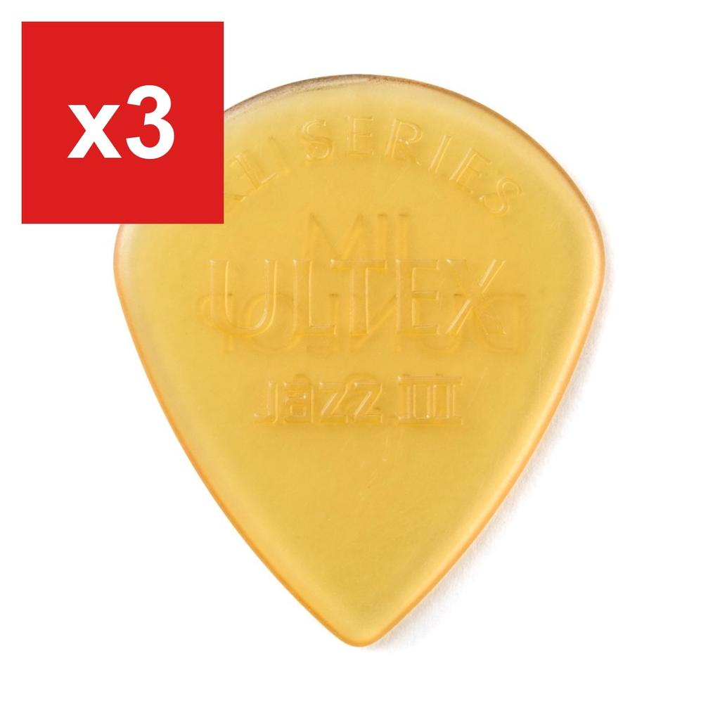 Guitar Picks, Jim Dunlop, 427PXL Ultex Jazz III XL, Player's Pack 6-Pack