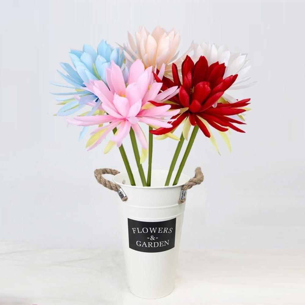 Table Decor Simulation Fake Flower Single Head Silk Flowers Bouquet Wedding Party Supplies