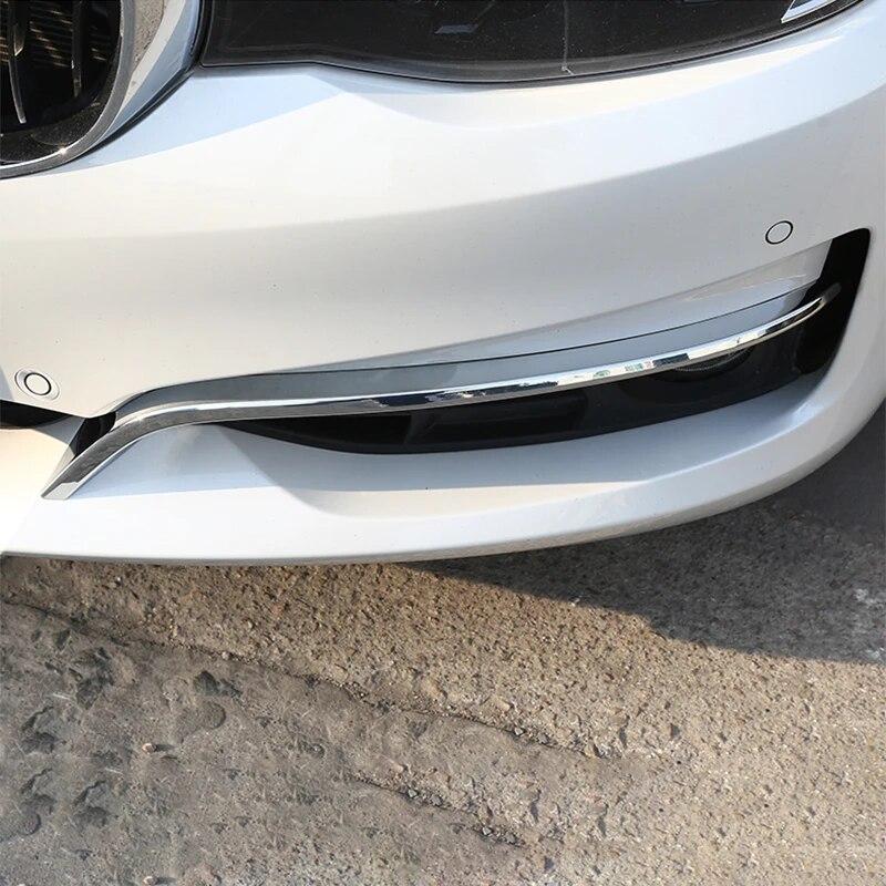 2 шт., текстура из углеродного волокна, ABS, накладка на переднюю противотуманную фару автомобиля, декоративная наклейка, авто внешние аксессуары для BMW 3GT F34 2013-18