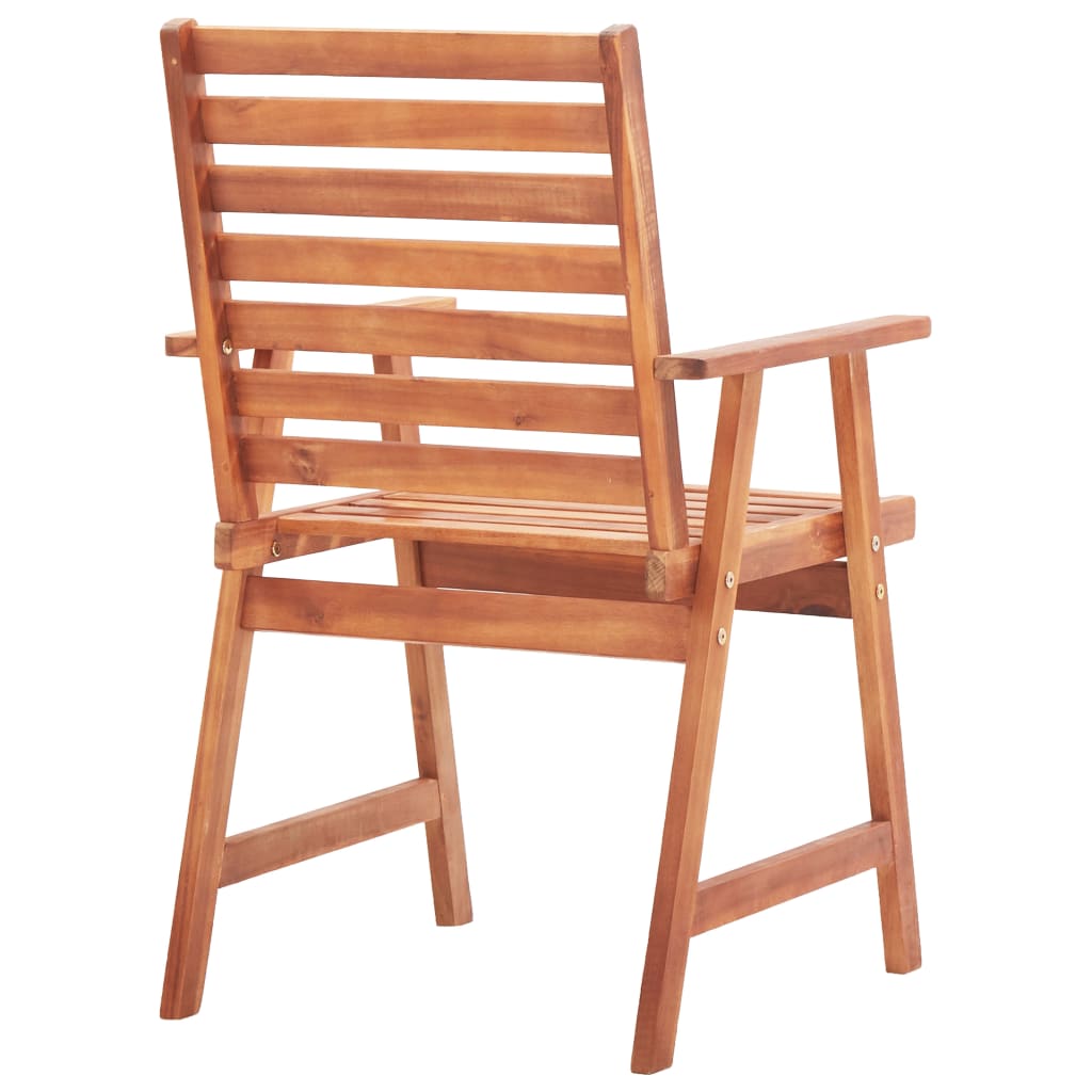 vidaXL Garden Chairs 4 pcs Solid Acacia Wood