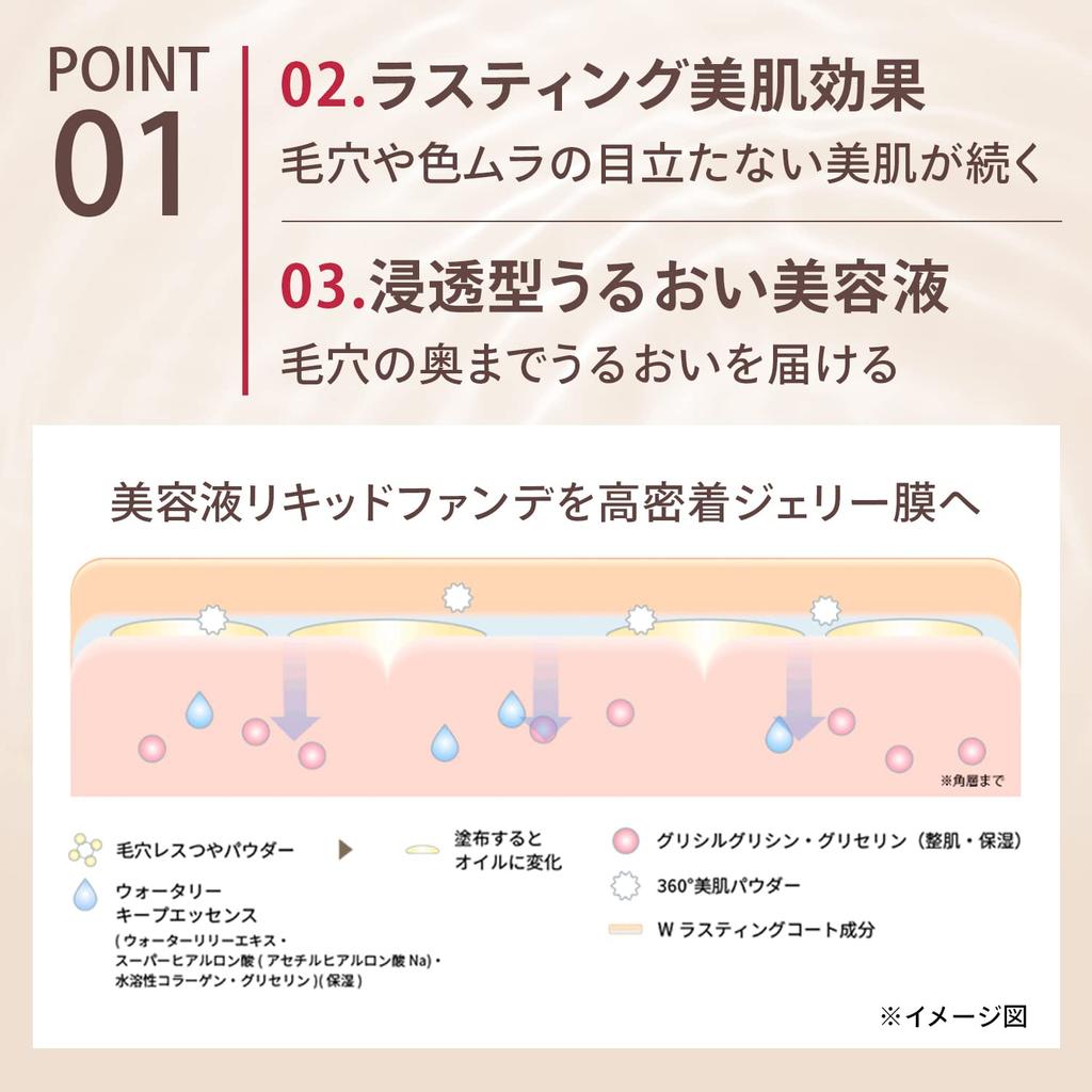 Тональный крем-кушон Maquillage Dramatic Cushion Jelly 01 14 г, сменный блок [Старый товар] SPF50+ PA++++