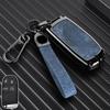 Zinc Alloy Leather Car Key Fob Case Cover For Jeep Grand Chrysler Dodge Charger