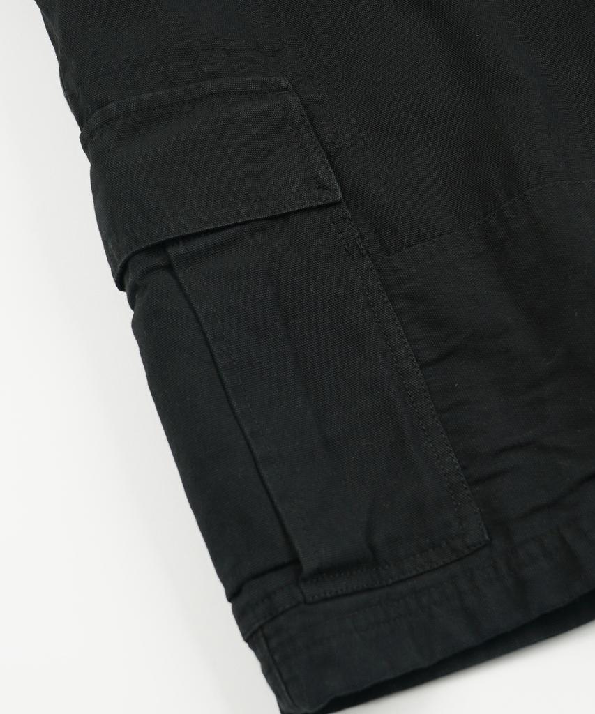 FRIZMWORKS Canvas Essential Cargo Shorts _ Black