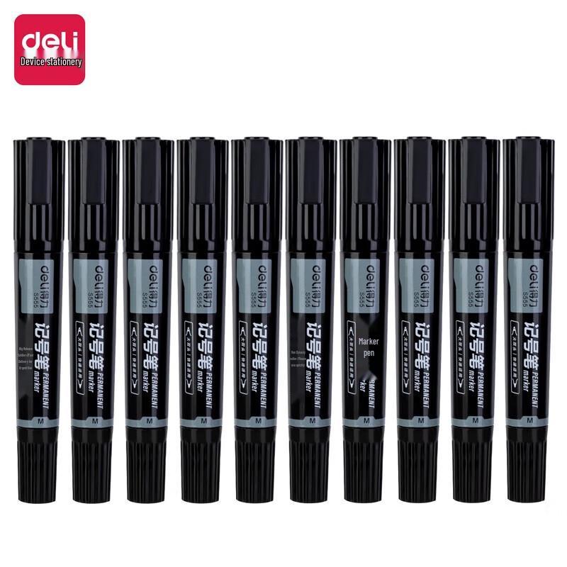 Deli S555 Dual-Tip Multi-Purpose Marker Pen