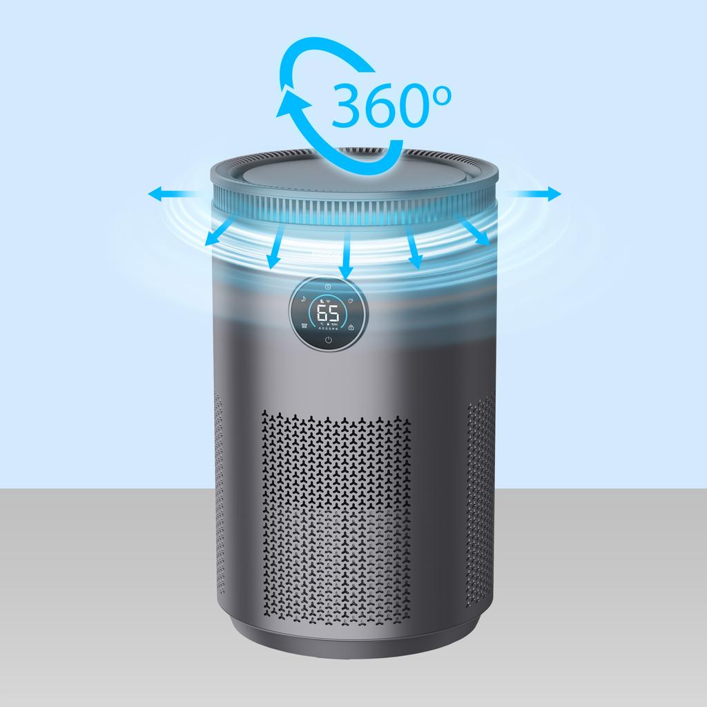Webber COMO EH4001 UV-C WiFi ATR 360° 5L Evaporative Humidifier UVC Lamp