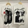 Red Hot Chili Peppers Классический Постер Принт Футболка Мужская Женская Уличная Одежда Харадзюку Мода Свободная Повседневная Большемерная Хлопок Короткий Рукав Лето Новая Футболка
