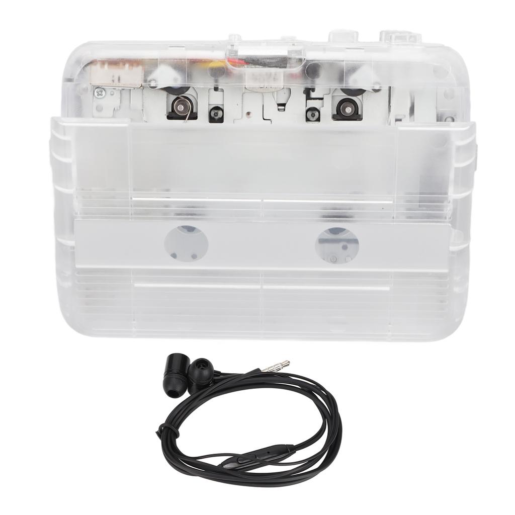 FM-радио кассетный плеер классический стиль многофункциональный Bluetooth 5.0 портативный кассетный плеер прозрачный