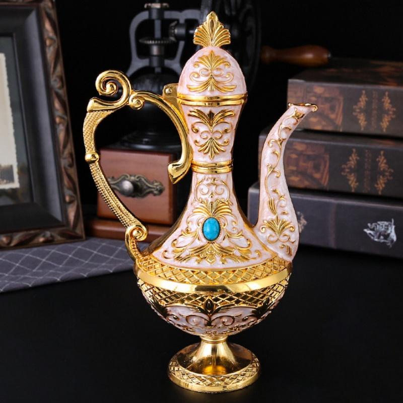 Европейский набор для вина, Сплав Домашний винный кувшин Набор бокалов для вина, Изысканный Винтажный бокал для вина, Винный кувшин Домашний Декор гостиной, 1комплект