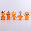 Pumpkin Man Figurine Halloween Pumpkin Decoration Resin Spooky Pumpkin Sculpture for Outdoor Indoor Table Mantel Decoration