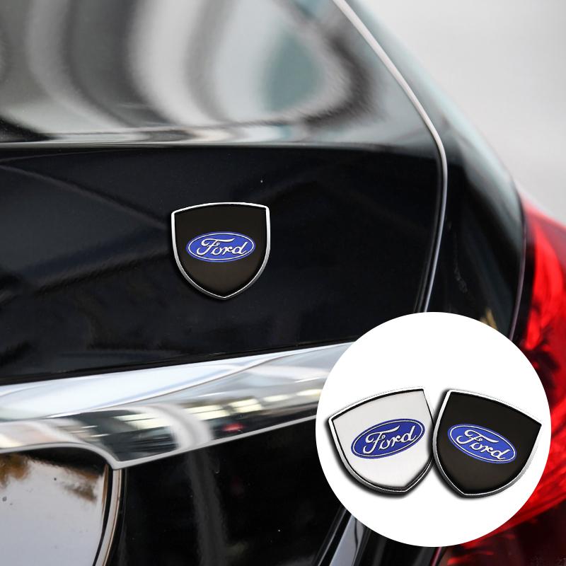 3D Metal Emblem Badge Sticker Decal Auto Accessory For Ford Focus Mondeo Kuga Fiesta MK7 Escort Explorer Edge 2 4 MK2